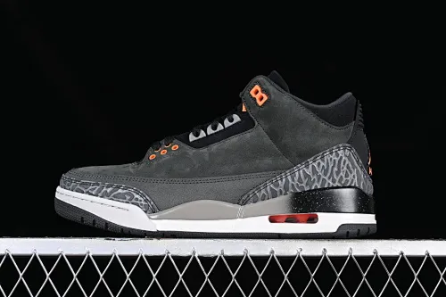 All categories Air Jordan Jordan series basketball shoes Air Jordan 3 foreign trade version Air Jordan 3 Retro "Fear" AJ3 Joe 3 fear dark gray CT8532-080